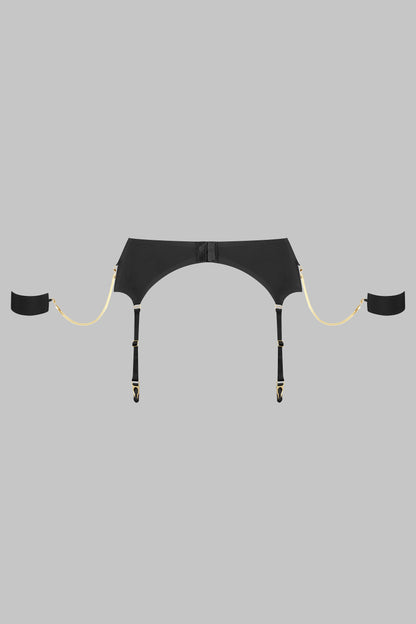 Garter Belt with Handcuffs and Jewelry - Tapage Nocturne
