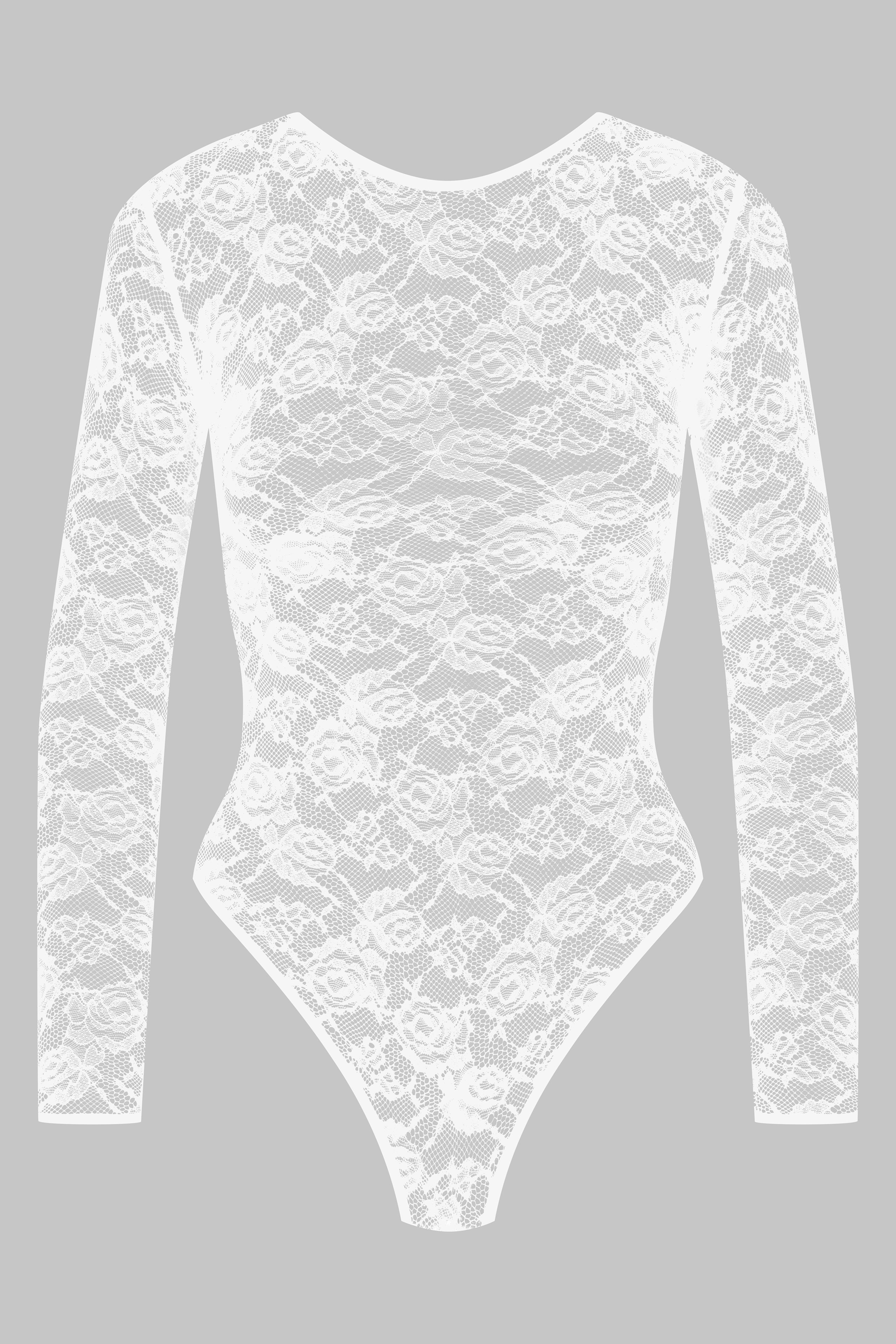 Long-sleeved thong bodysuit - Flashback