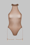 Halter Neck Thong Bodysuit - French Kiss Light