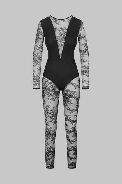 Lace catsuit 