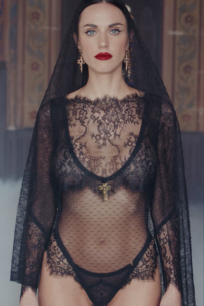 Bodystring lace veil - Inspiration Divine