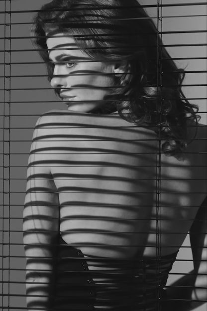 Midi dress with american collar - Nuit Infinie