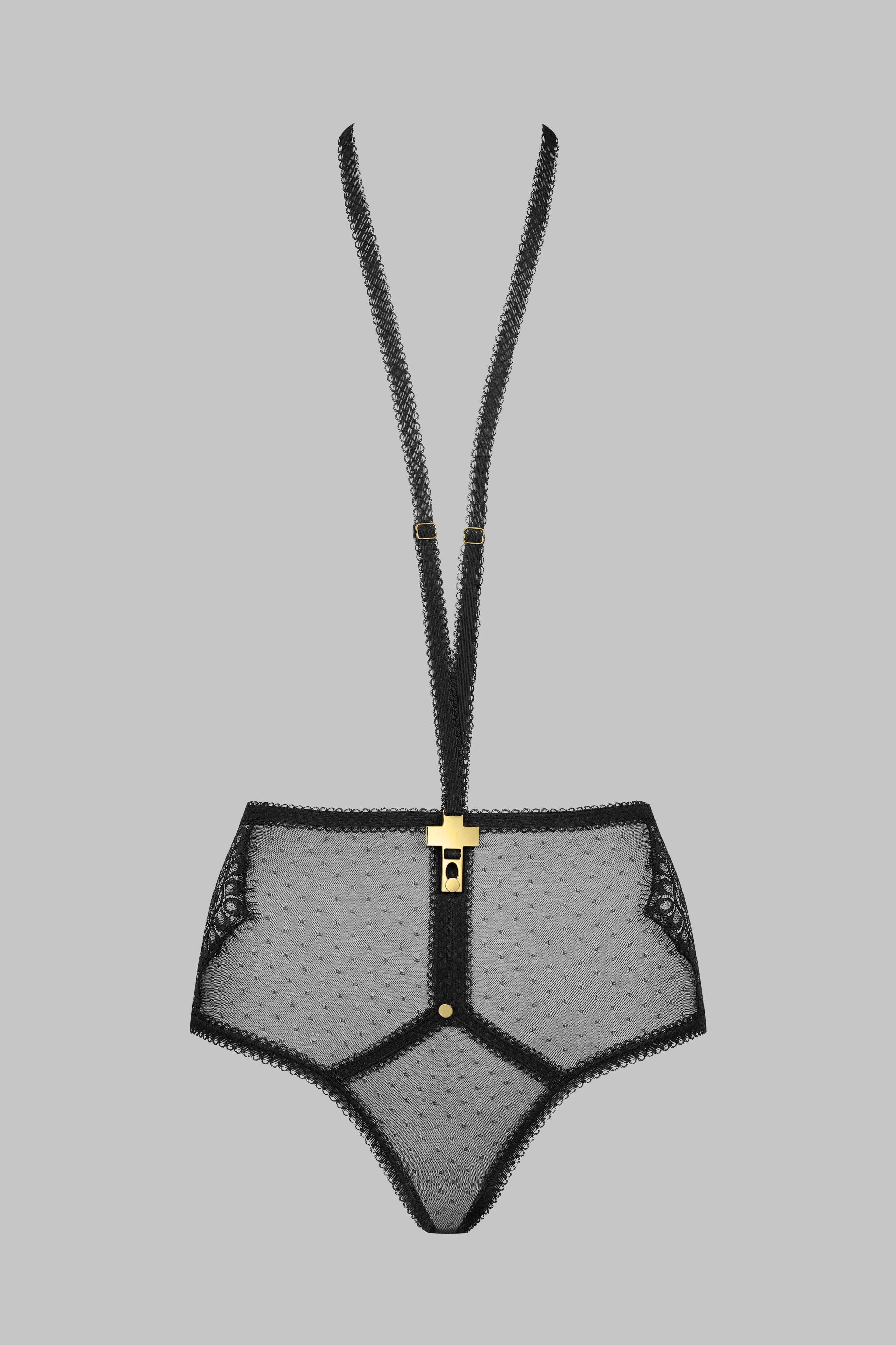High waist panty with harness - Inspiration Divine