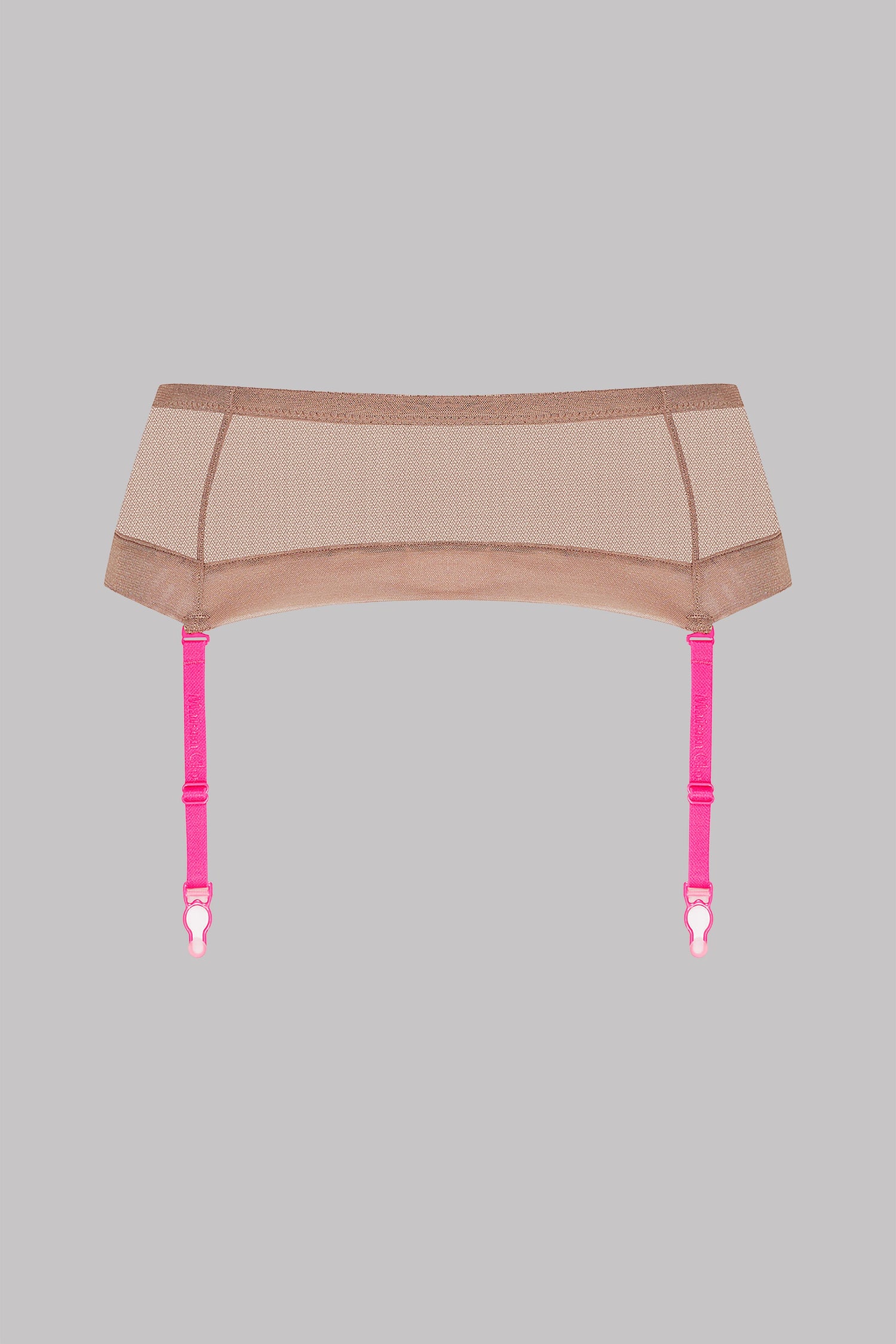 Garter Belt - Corps à Corps - Ginger snap/Neon Pink