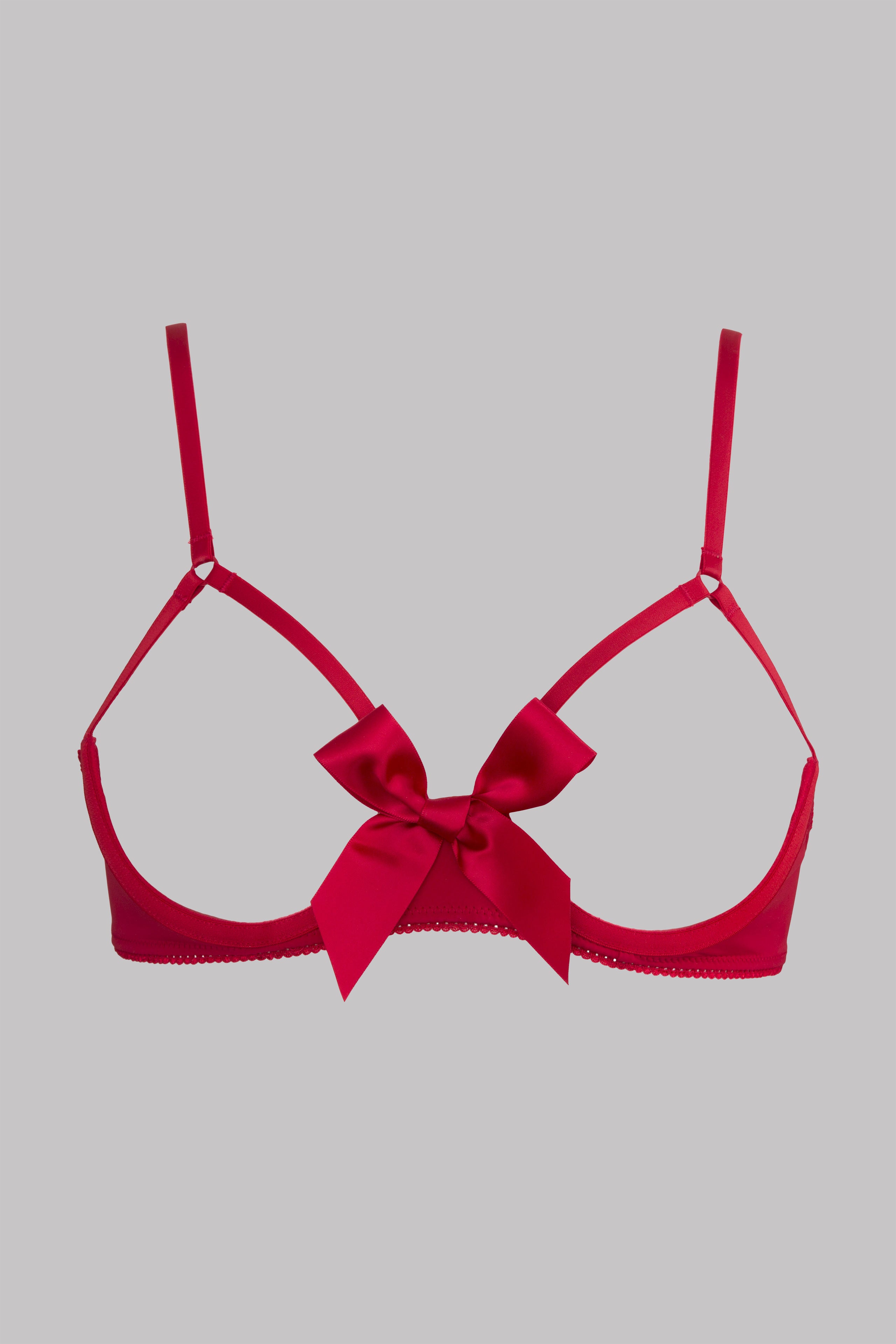 Cupless bra with bow - Le Petit Secret