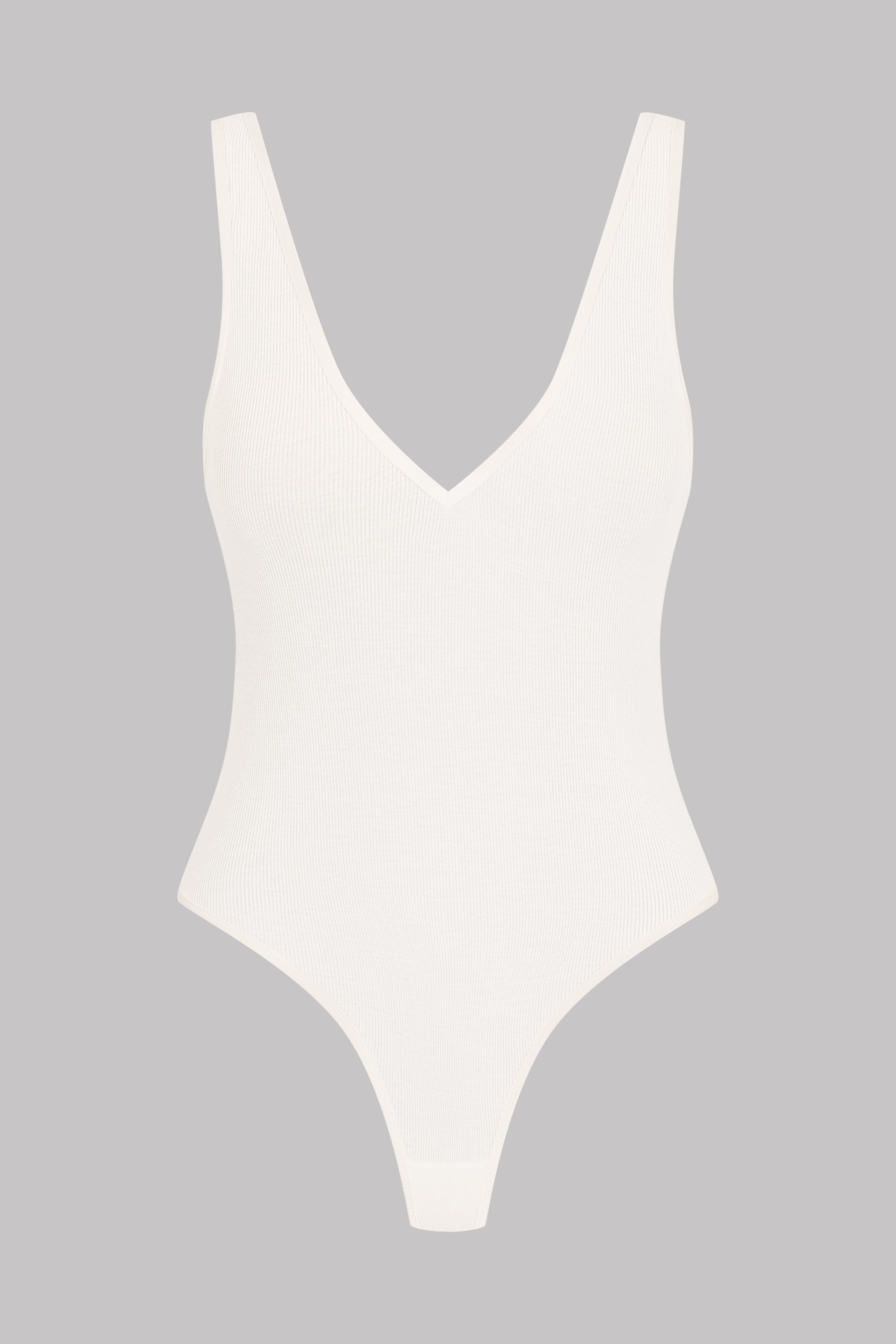 Thong Bodysuit V-neck - La Femme Amazone